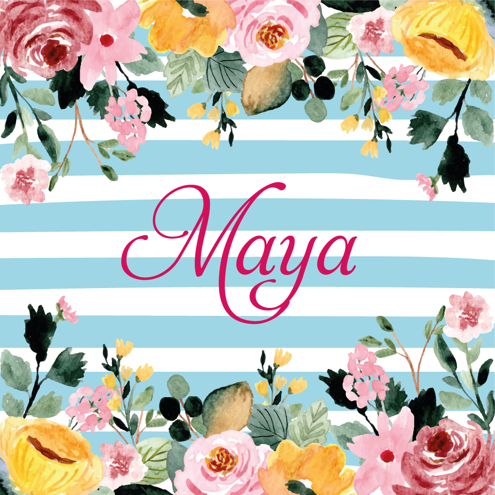 Tapete vinílico quarto design botânico personalizado - TenStickers