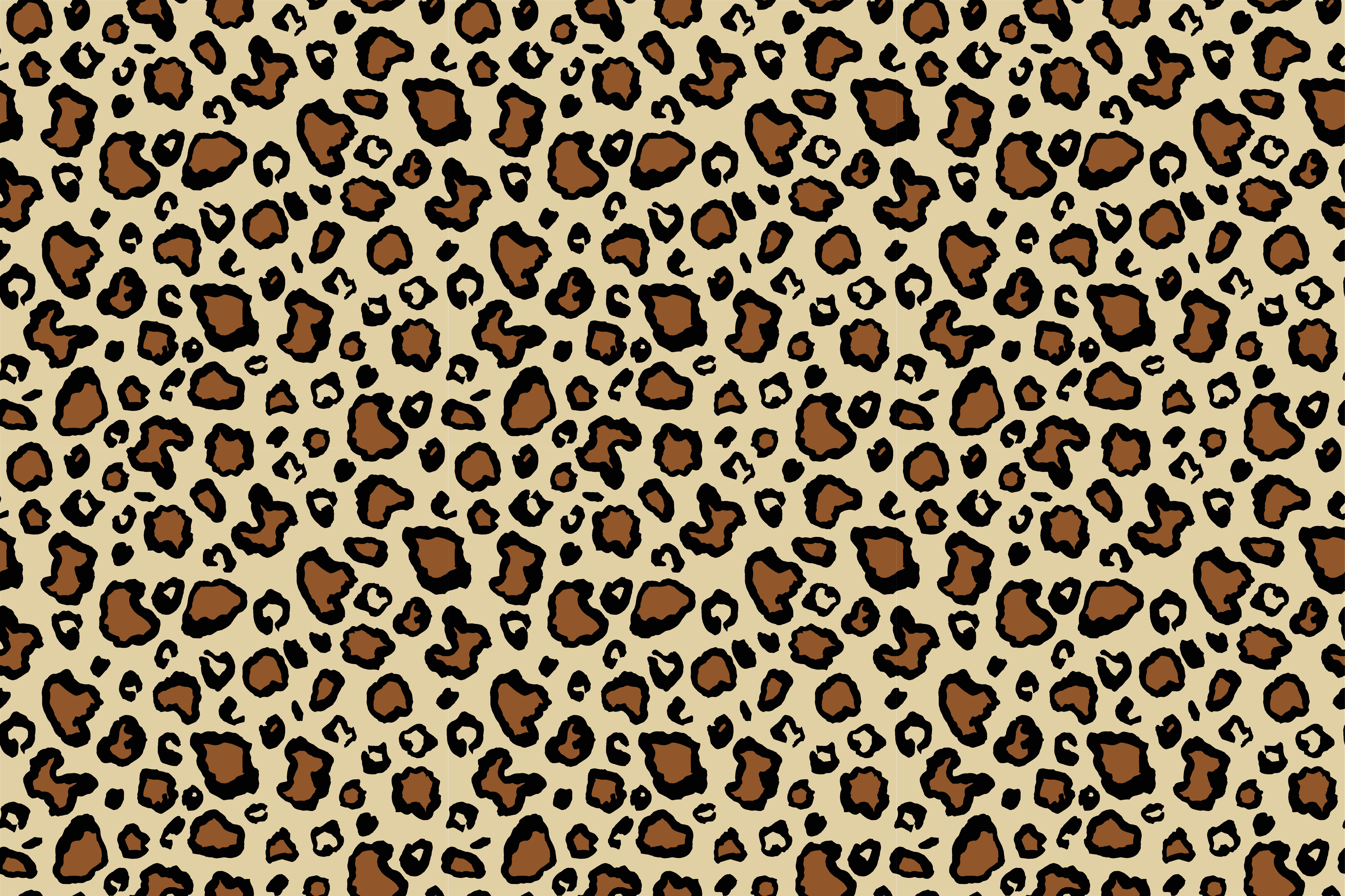 Tapete clássico animal com estampa animal de leopardo - TenStickers