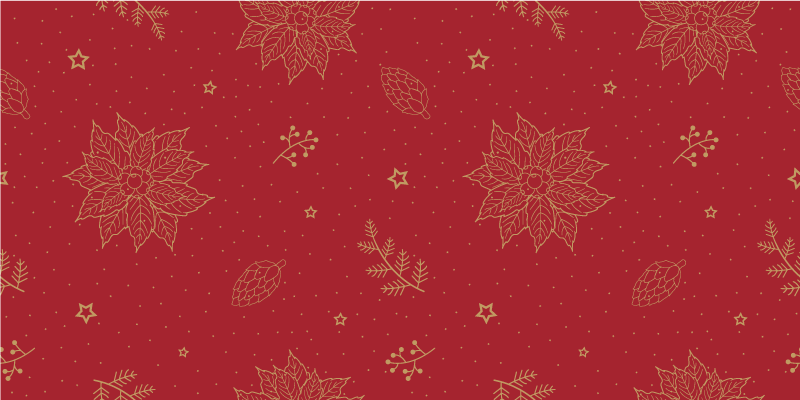 Tapete vinílico de mandala motivos florais festivos - TenStickers