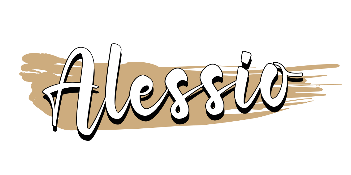 Tapete vinílico com nome design abstrato elegante - TenStickers