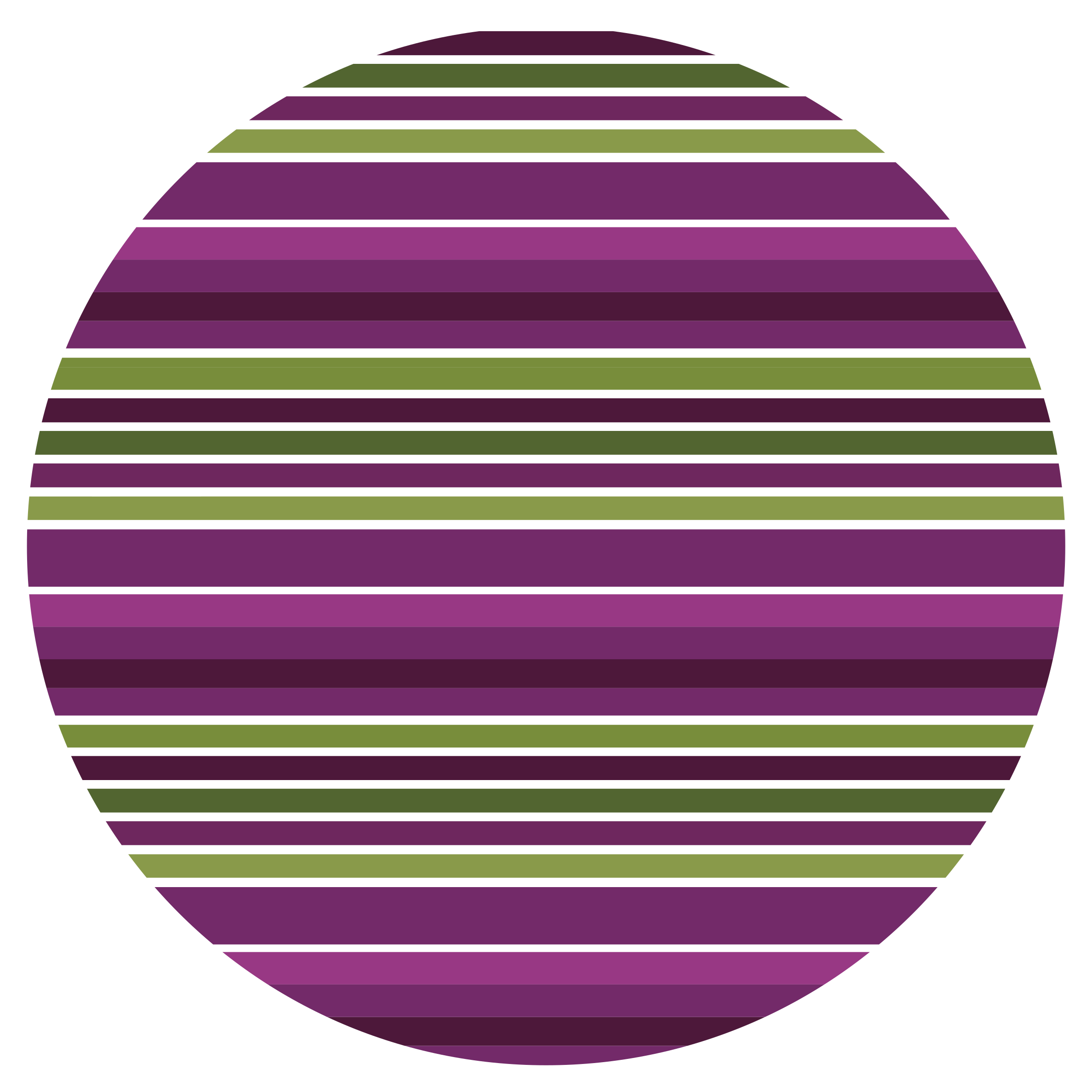 Tapete circular de produtohorizontal roxo e verde - TenStickers