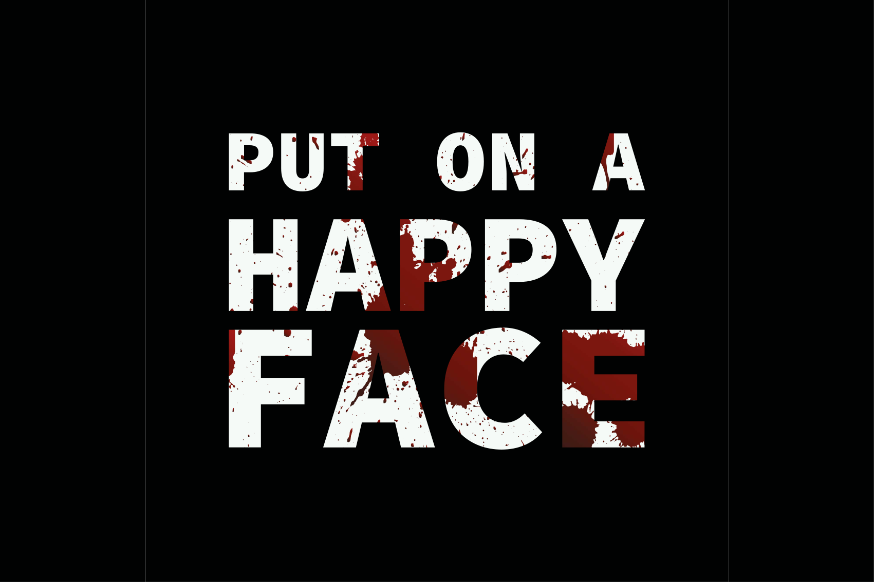 Tapete vinílico frases e textos colocar no rosto - TenStickers