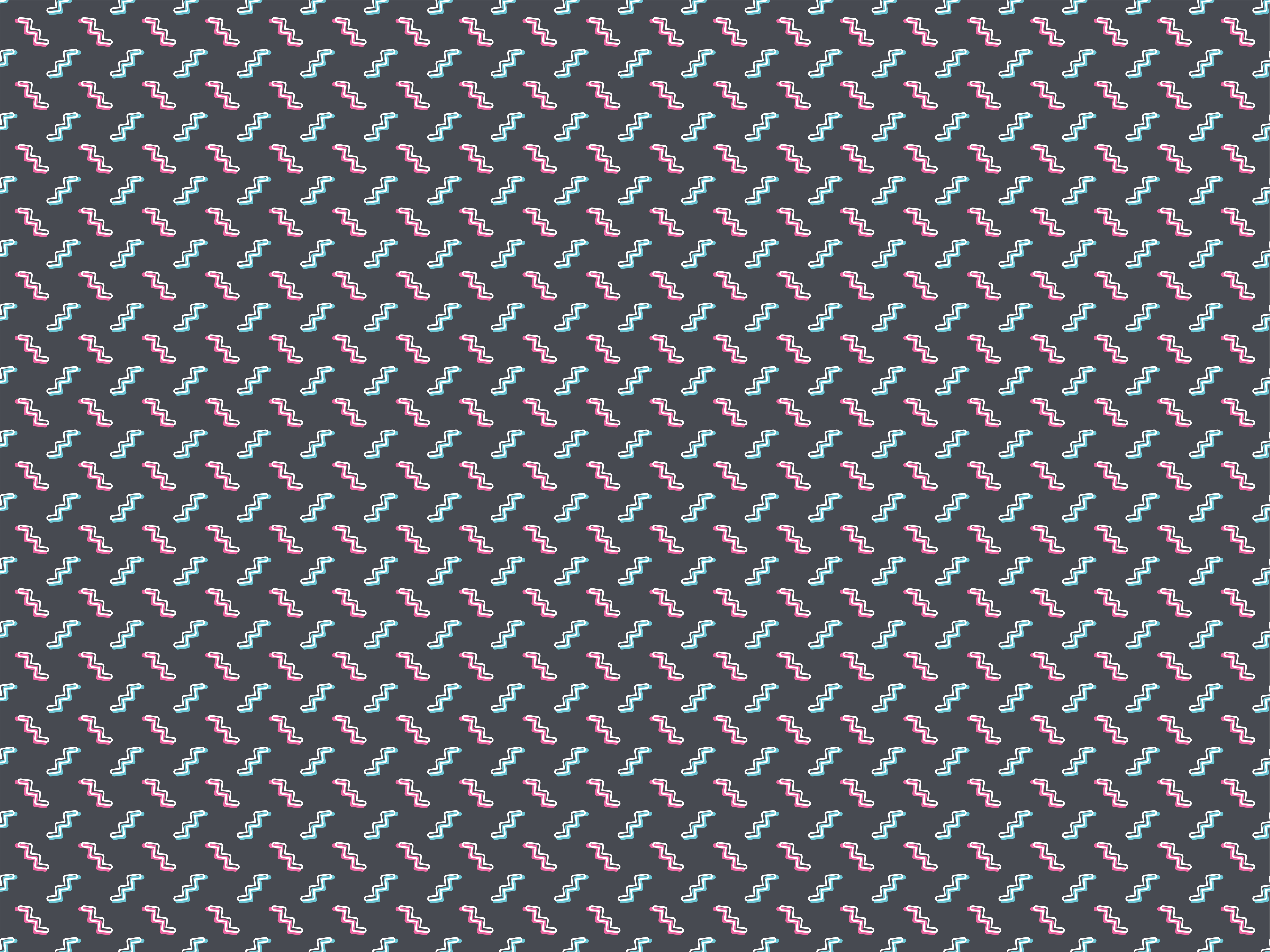 Tapete em vinil infantil formas onduladas coloridas - TenStickers