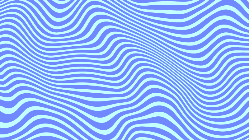 Tapete vinílico geométricas ondas azuis fluindo - TenStickers