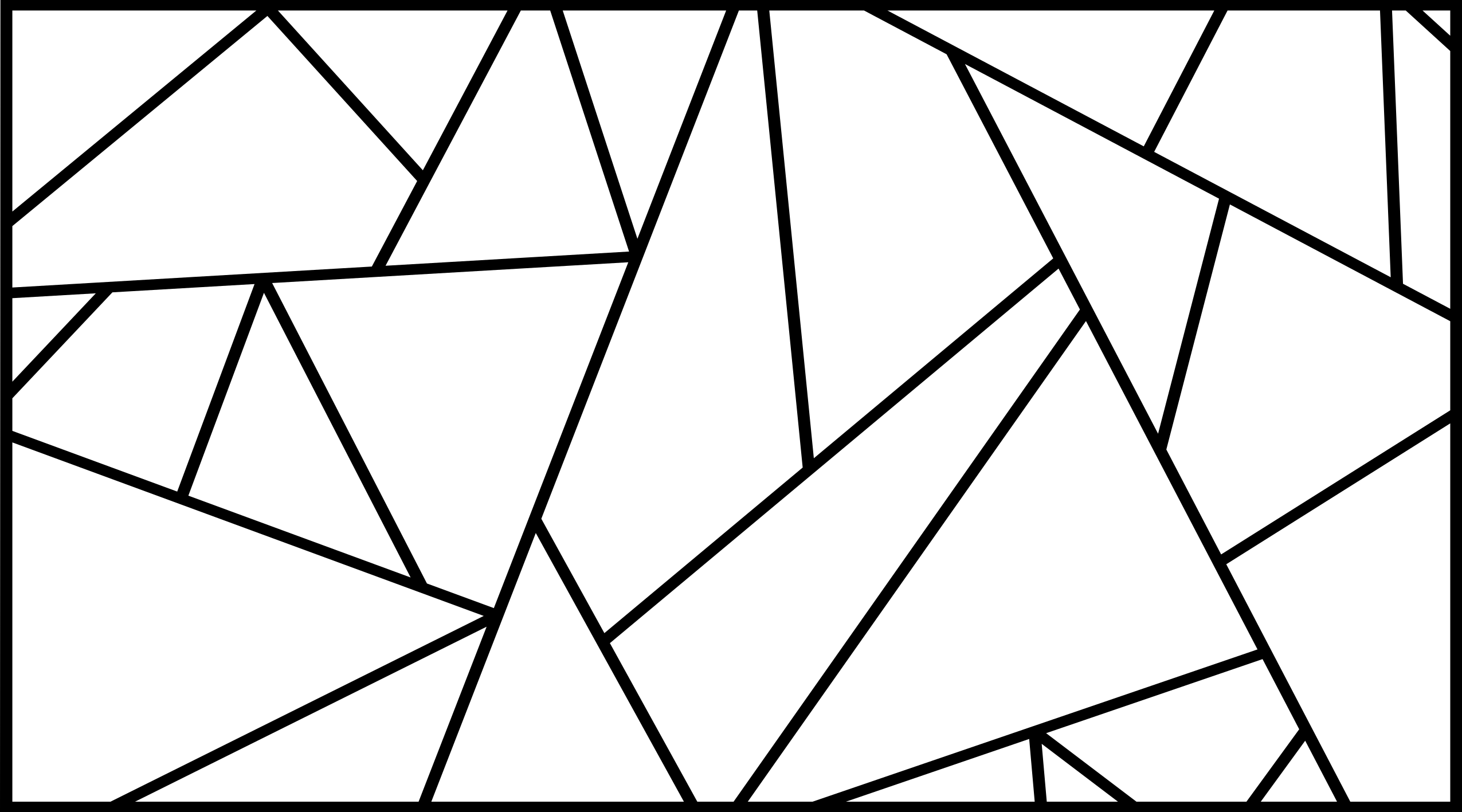 Tapete vinílico geométricas padrão de ângulo agudo - TenStickers