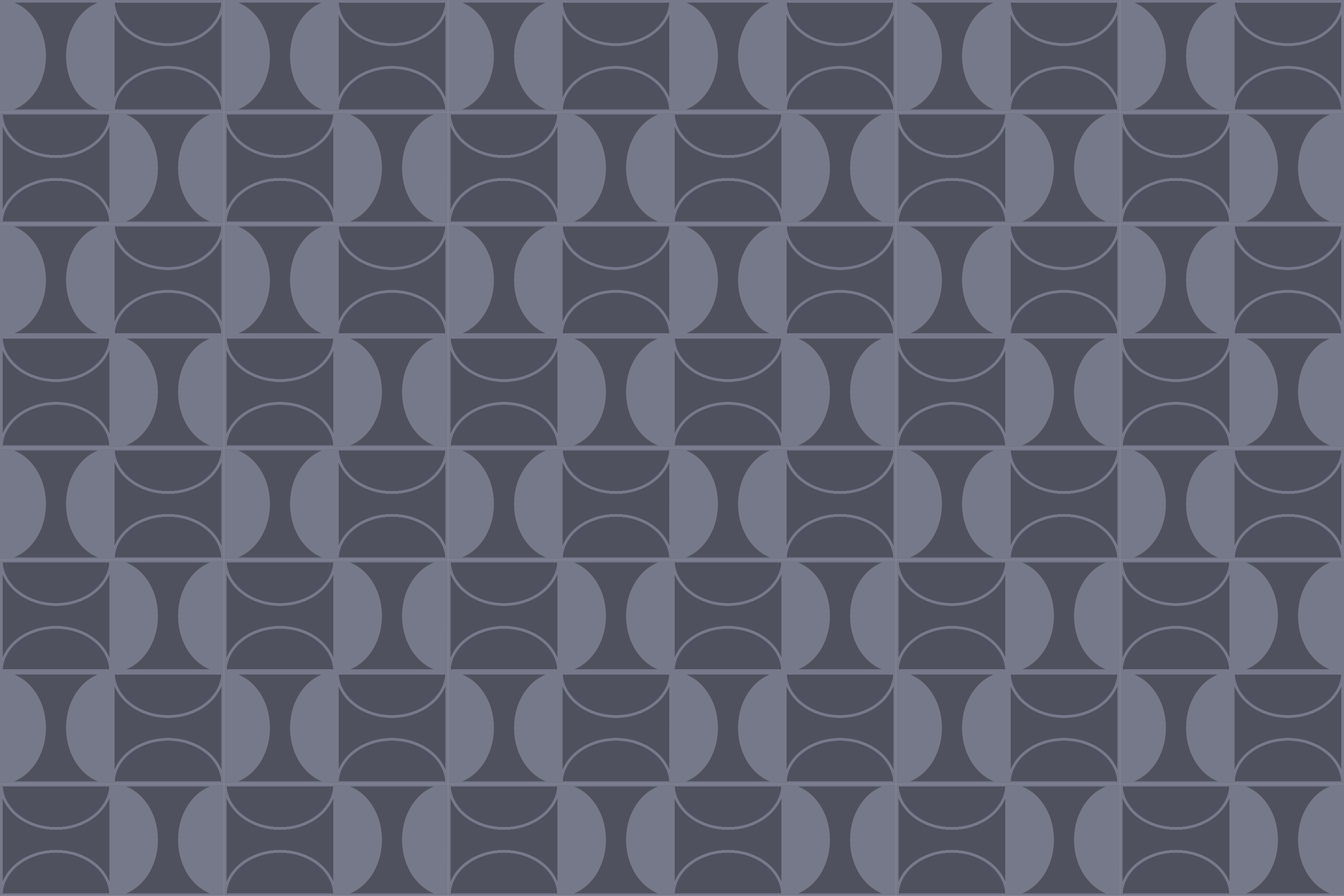 Tapete vinílico geométricas estilo com padrão circular - TenStickers