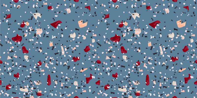 Tapete vinílico texturas formas coloridas e ousadas - TenStickers