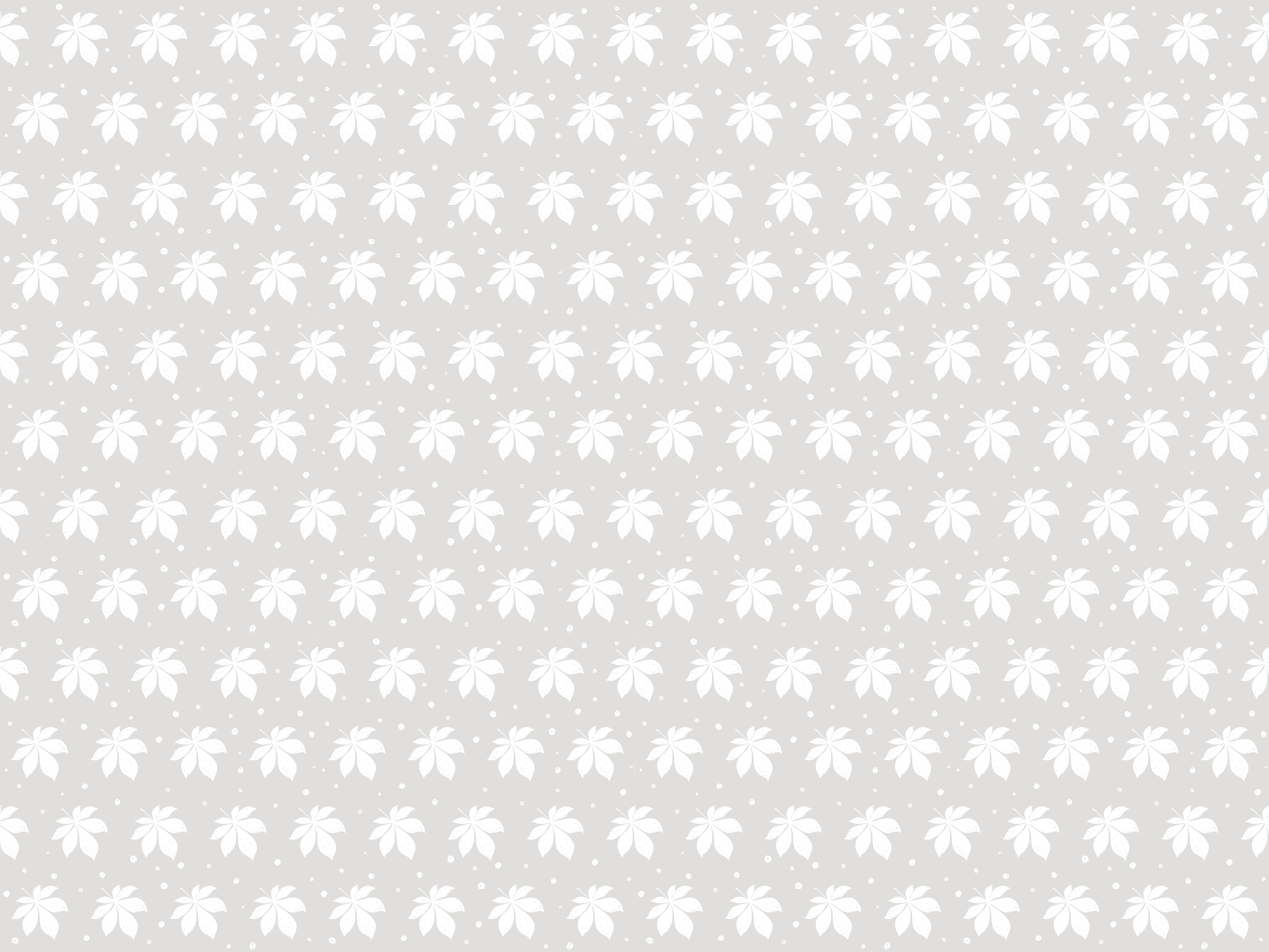 Tapete vinílico flores e plantas elemento botânico delicado - TenStickers