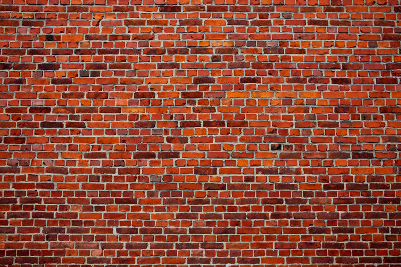 Tapete vinílico de pedras textura de tijolo áspero - TenStickers