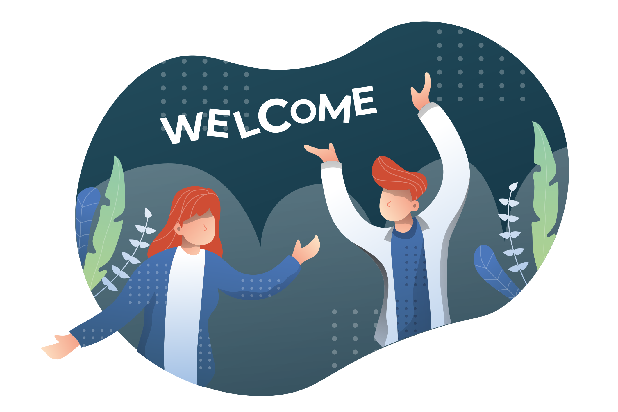 Tapete vinílico frases e textos para entrada acolhedora - TenStickers