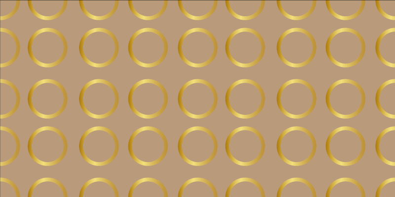 Tapete vinílico de riscas padrão circular geométrico - TenStickers