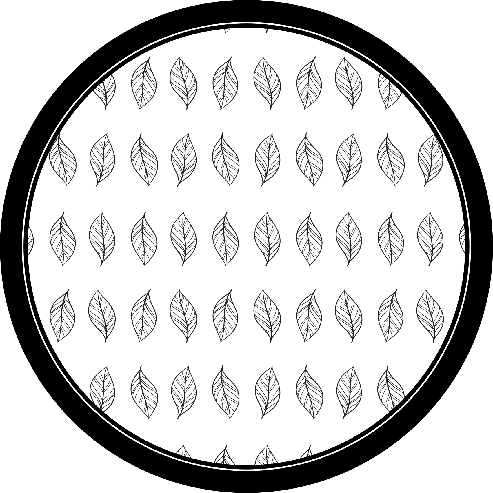 Tapete vinílico de flores e plantas esboço botânico - TenStickers