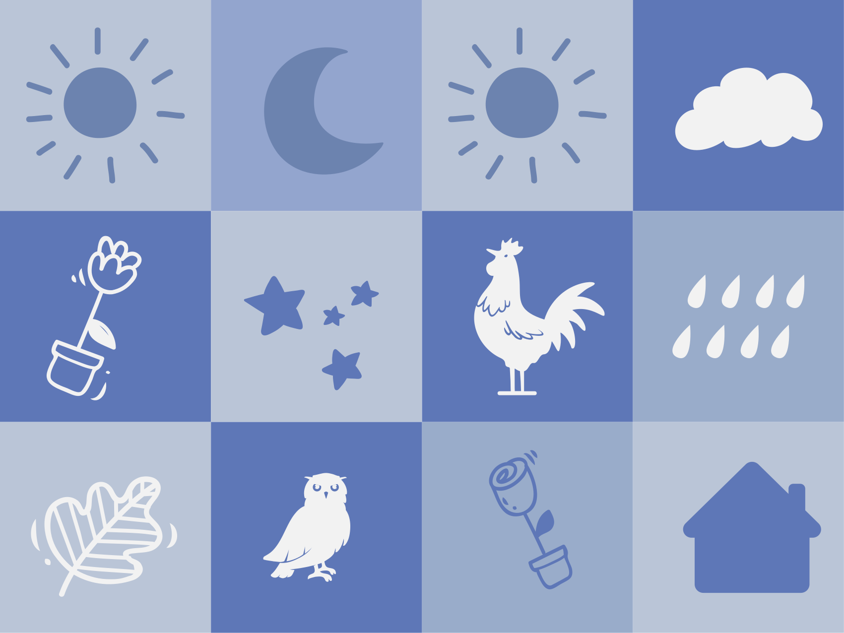 Tapete vinílico infantil tabuleiro de xadrez para berçário - TenStickers