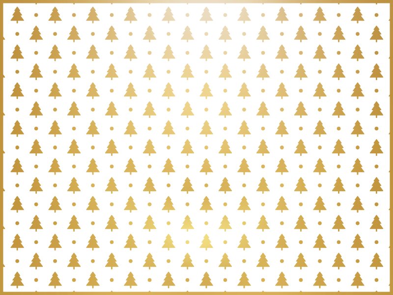 Tapete vinil do Natal padrão de árvore festiva - TenStickers