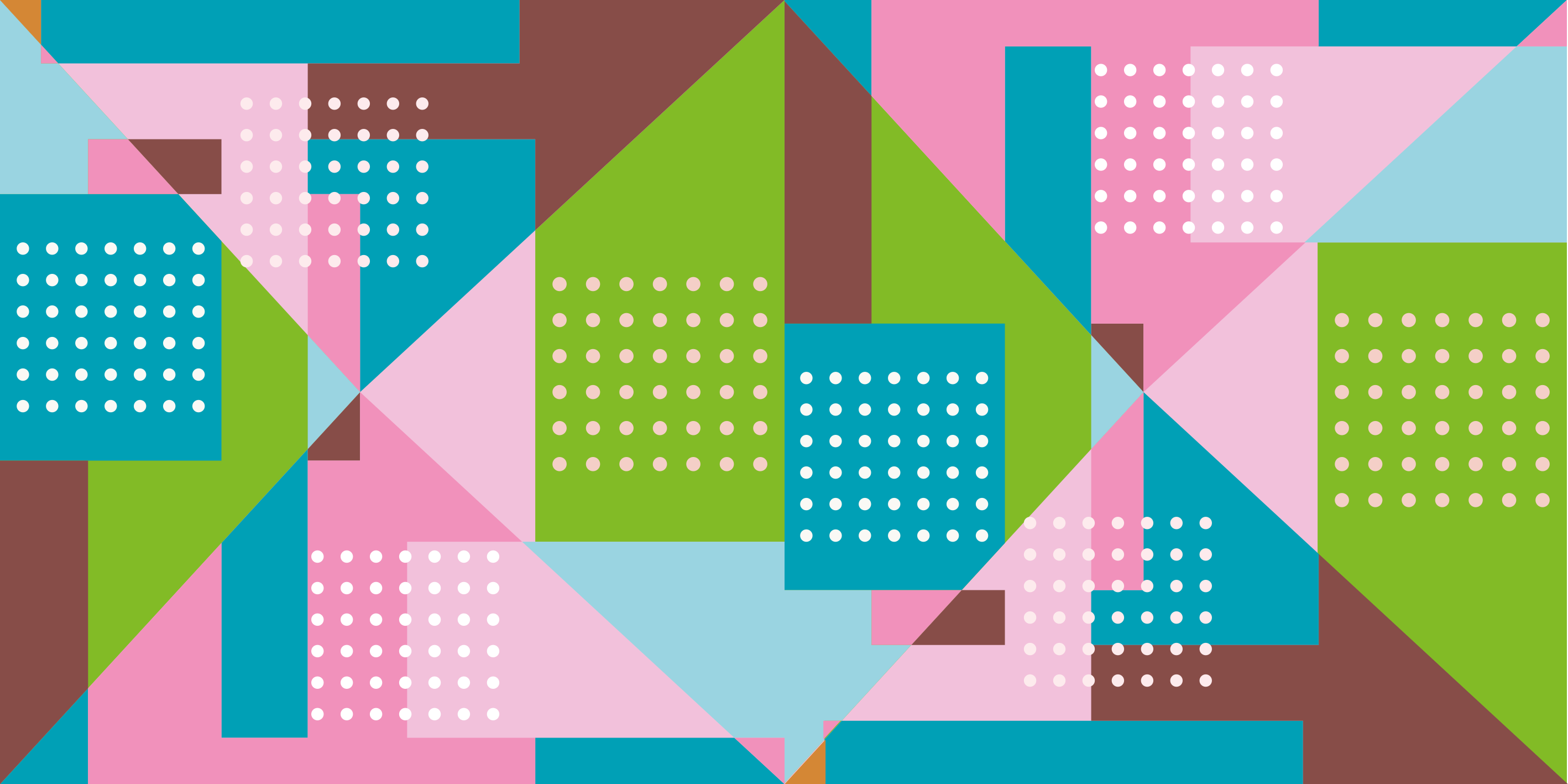 Tapete vinílico geométricas fusão de formas geométricas - TenStickers