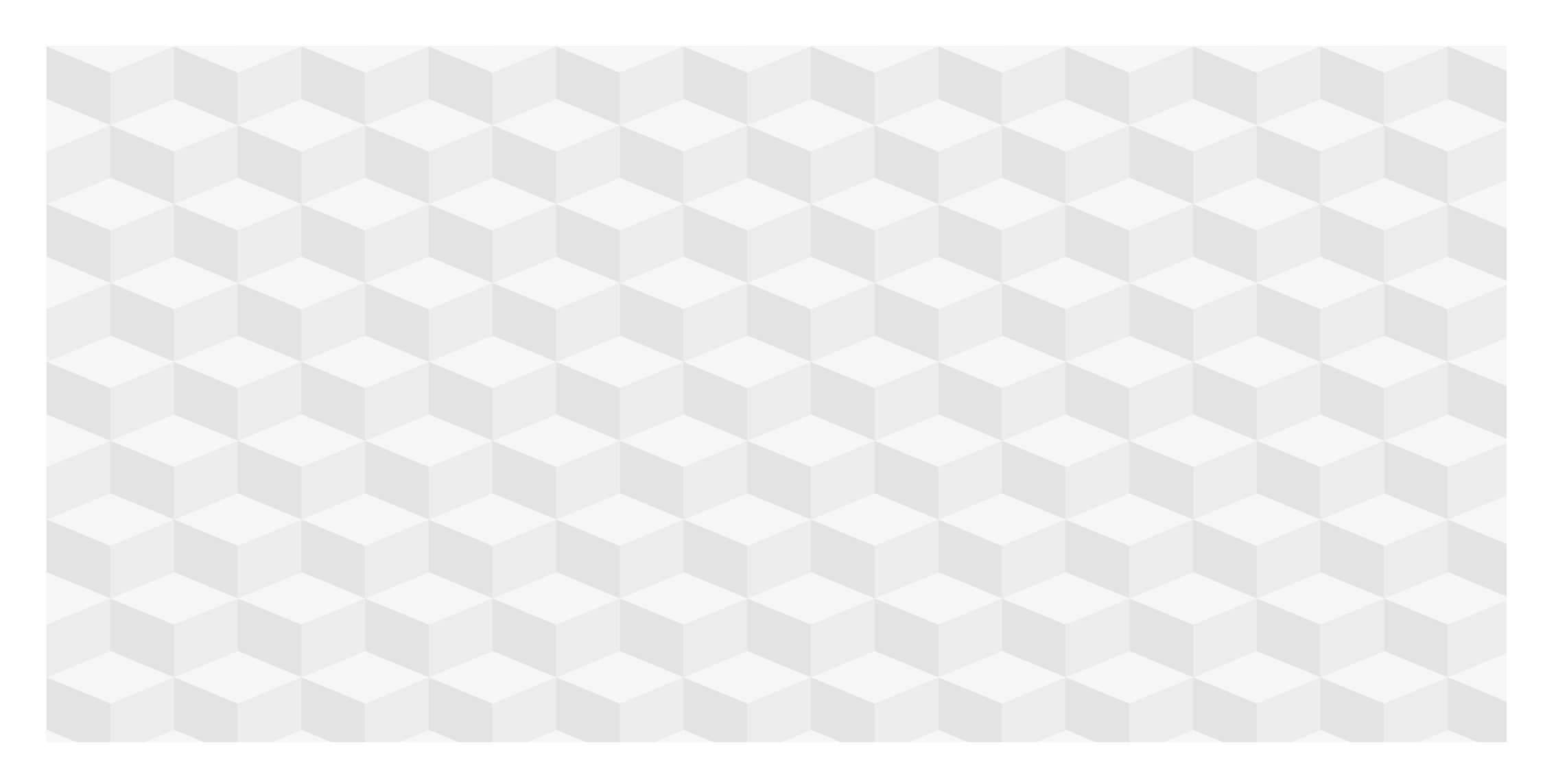 Cubos geométricos 3d brancos com tapetes geométricos - TenStickers