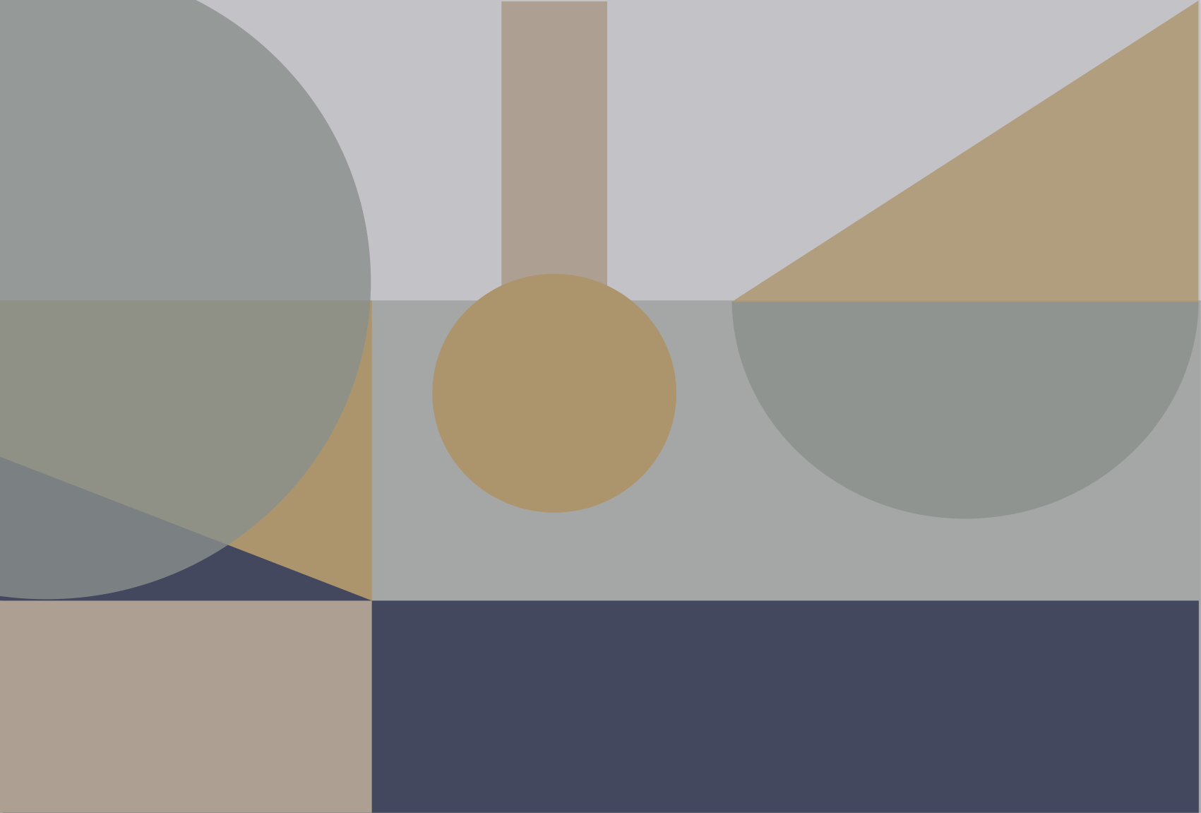 Tapete vinílico geométricas abstrato geométrico - TenStickers