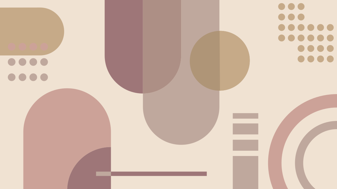 Tapete vinílico geométricas harmonia das formas - TenStickers