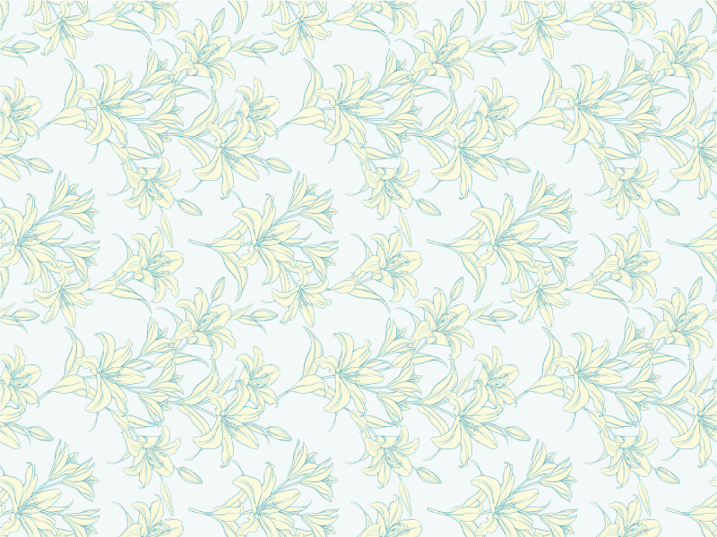 Tapete em vinil infantil motivo de flor suave - TenStickers