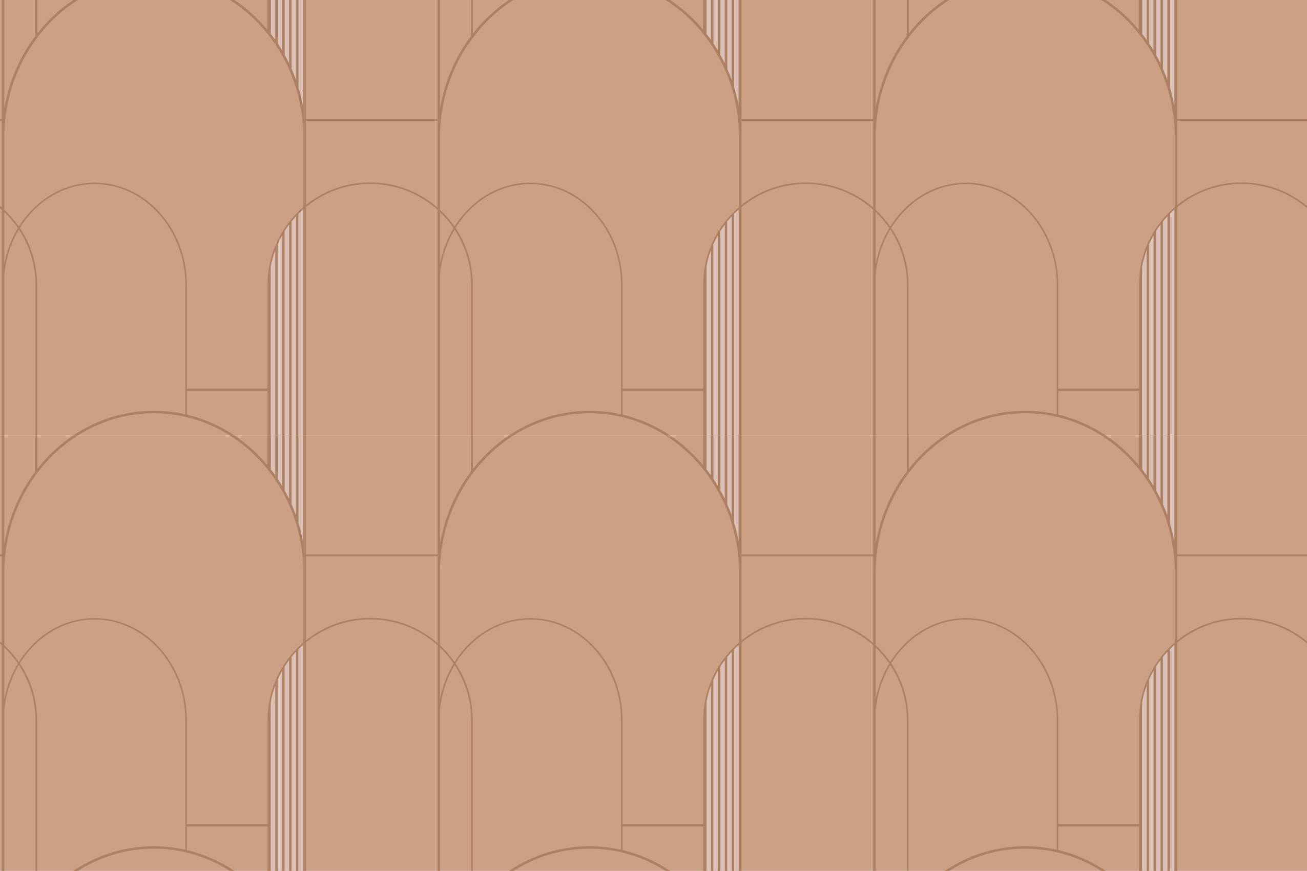 Tapete vinílico às risca superfície de padrão de arco - TenStickers