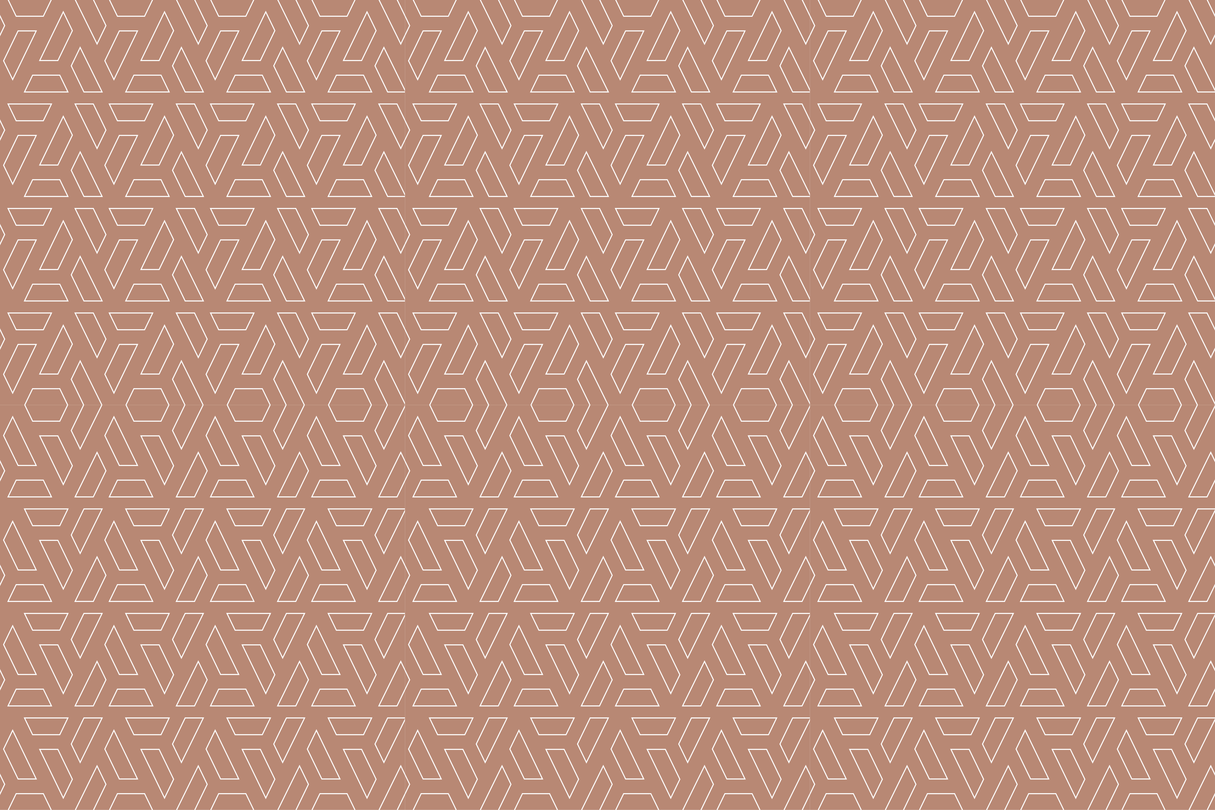 Tapete vinílico geométricas elemento marrom elegante - TenStickers