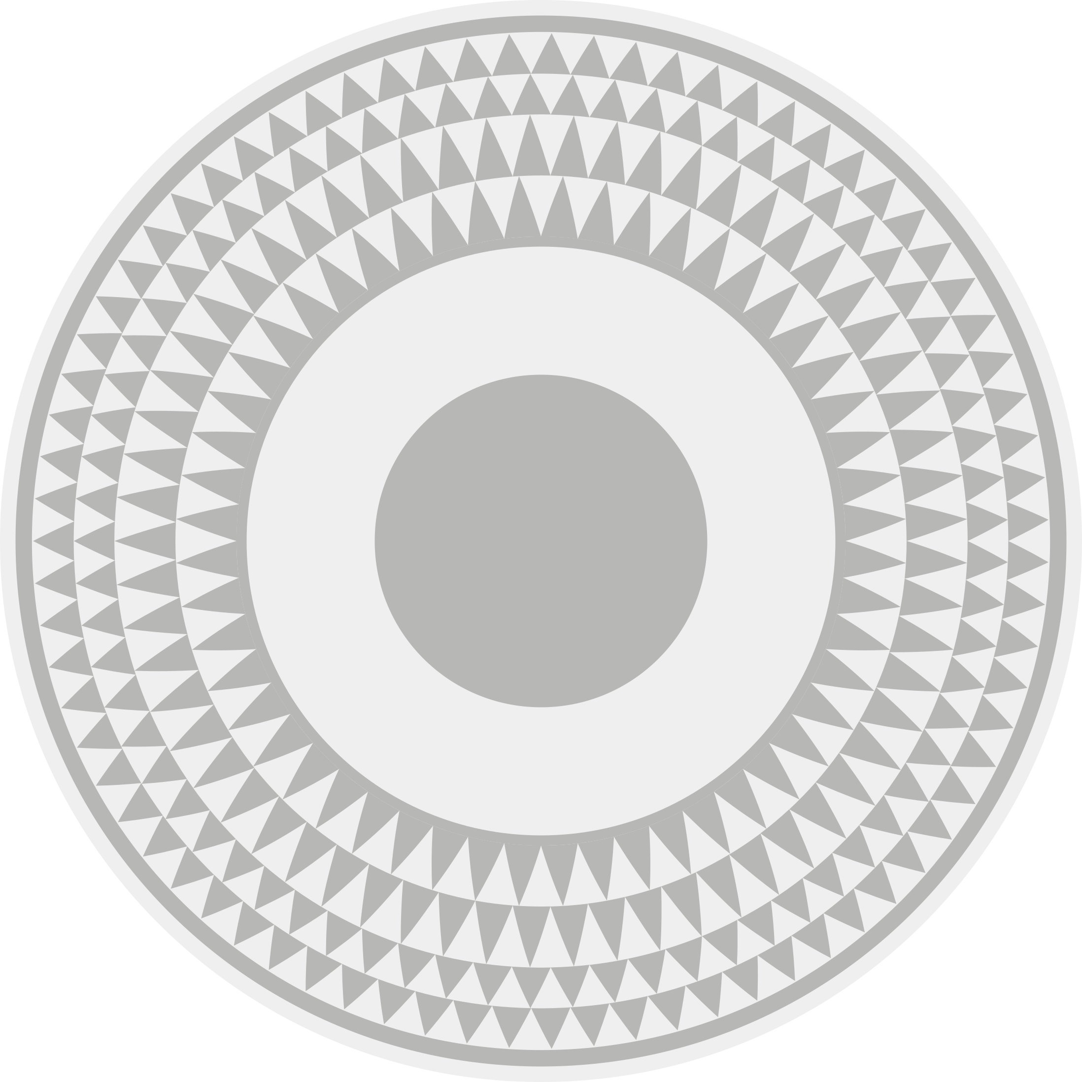 Tapete vinílico geométricas padrão de círculos concêntricos - TenStickers