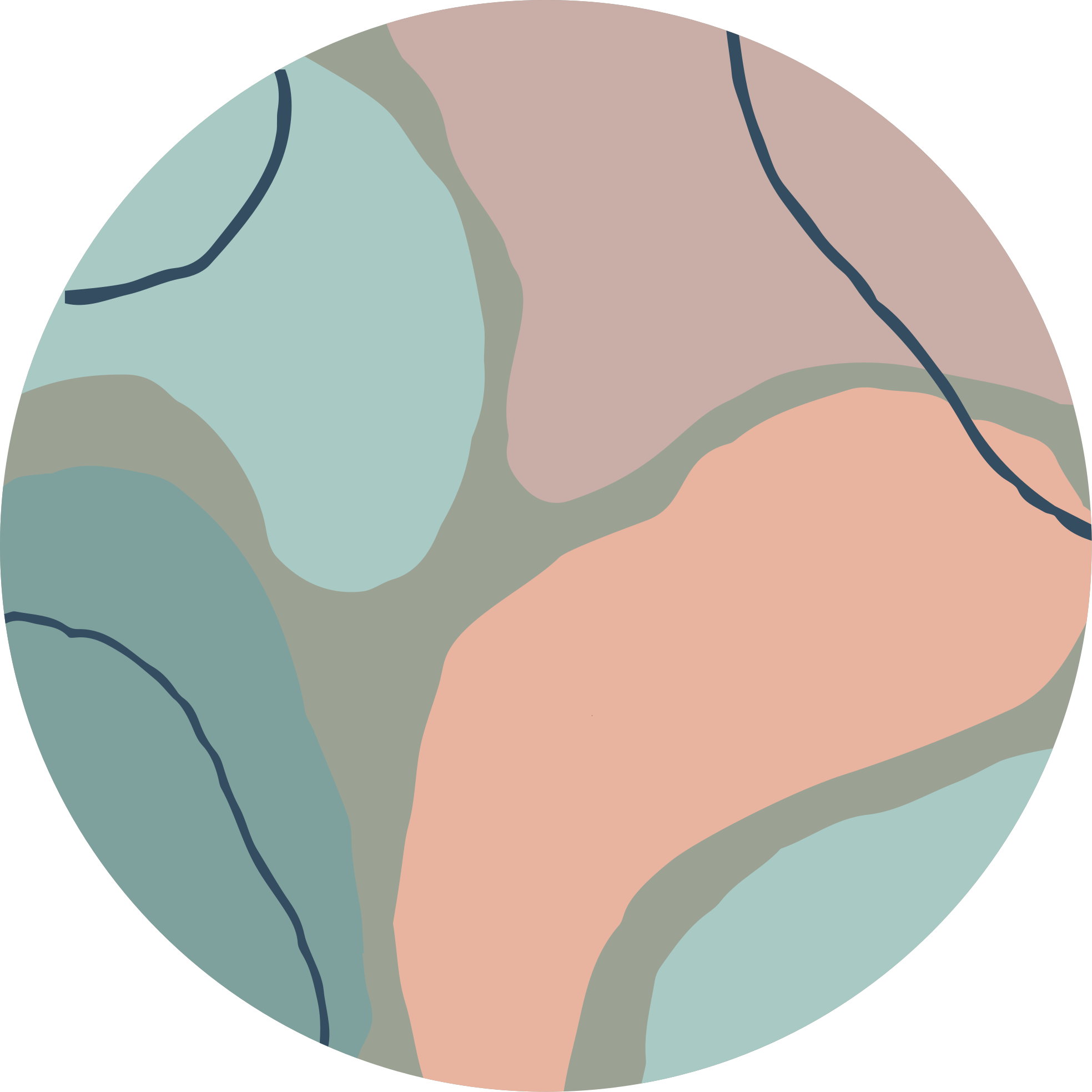 Tapete vinílico minimalista formas geométricas abstratas - TenStickers