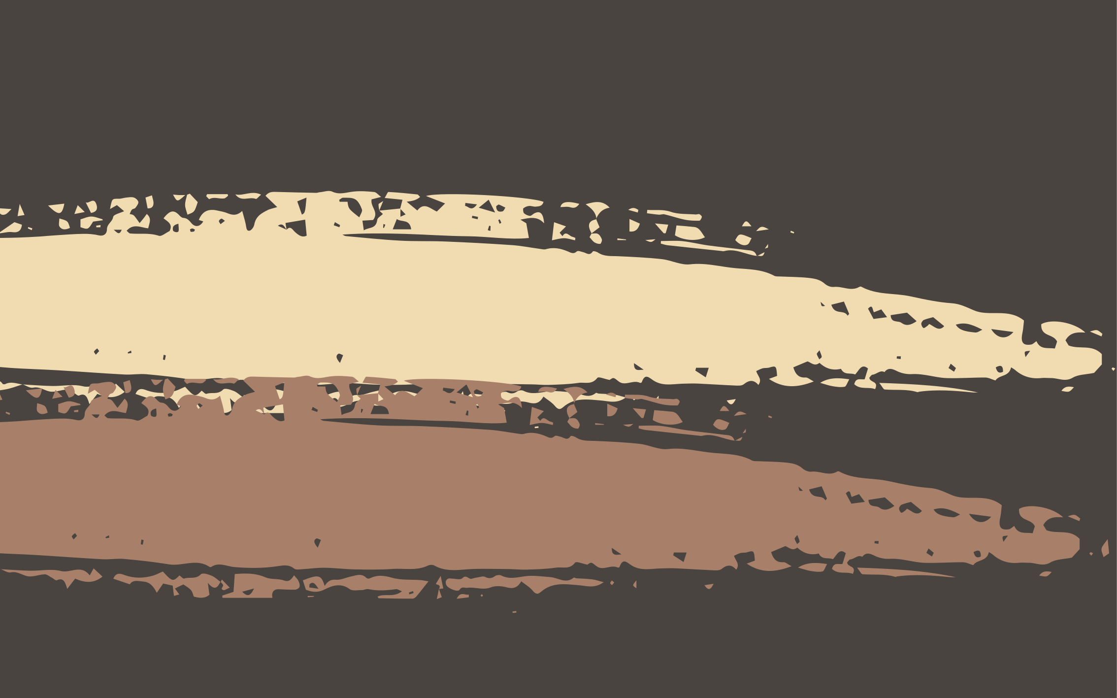 Tapete vinílico castanho listra texturizada abstrata - TenStickers