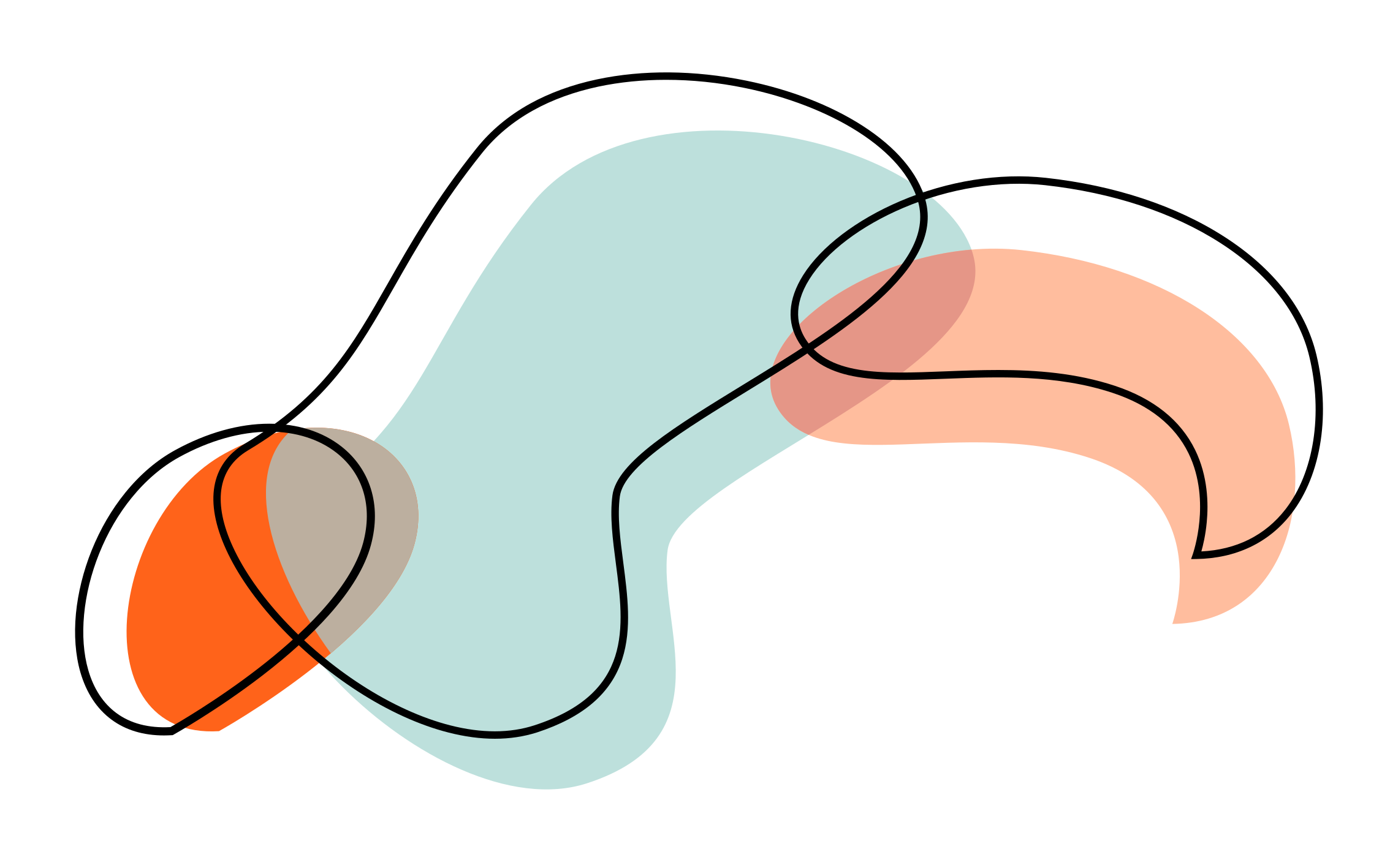 Círculo geométrico oval desenho tapete nórdico - TenStickers