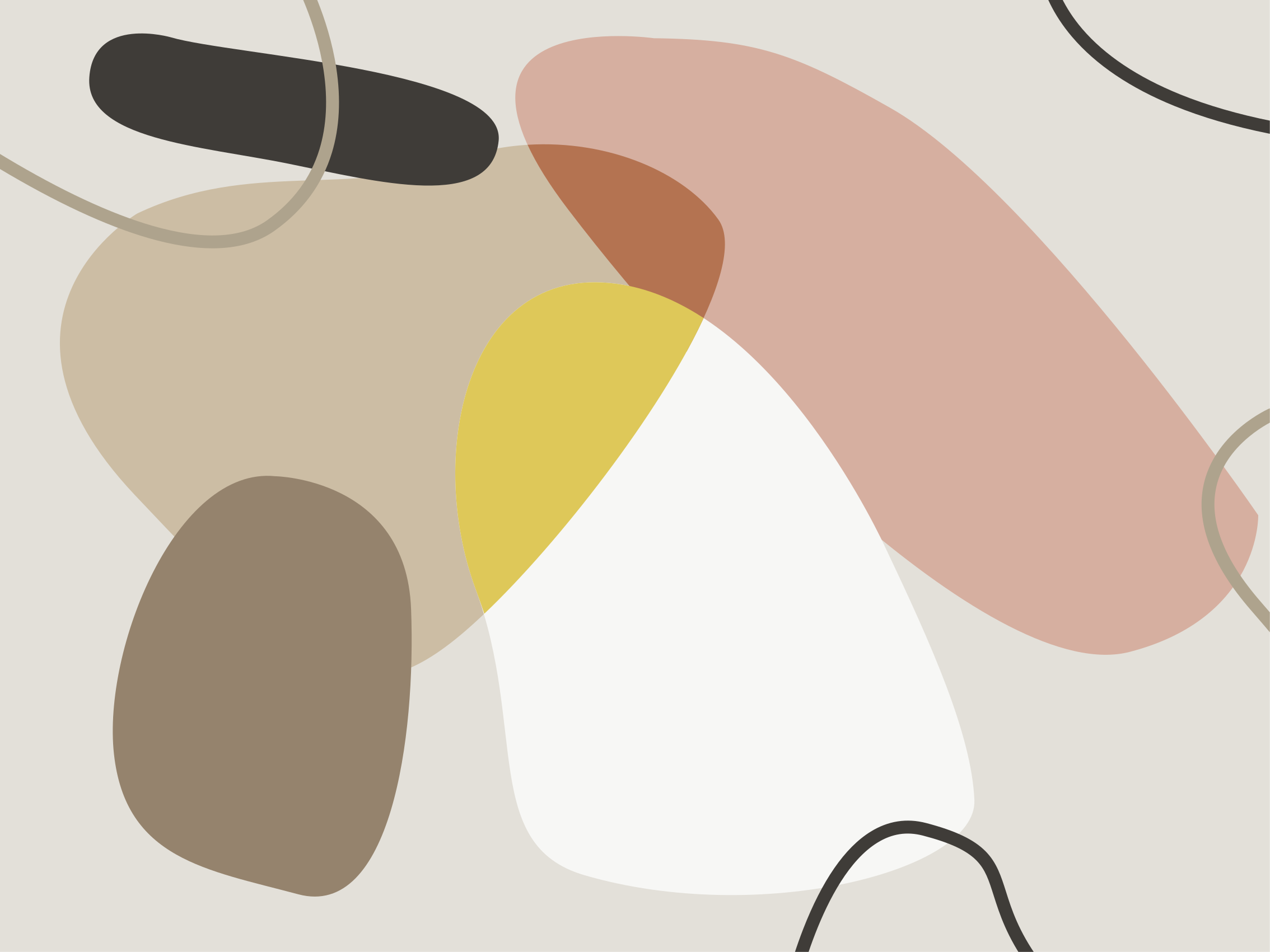 Tapete vinílico geométricas formas abstratas - TenStickers