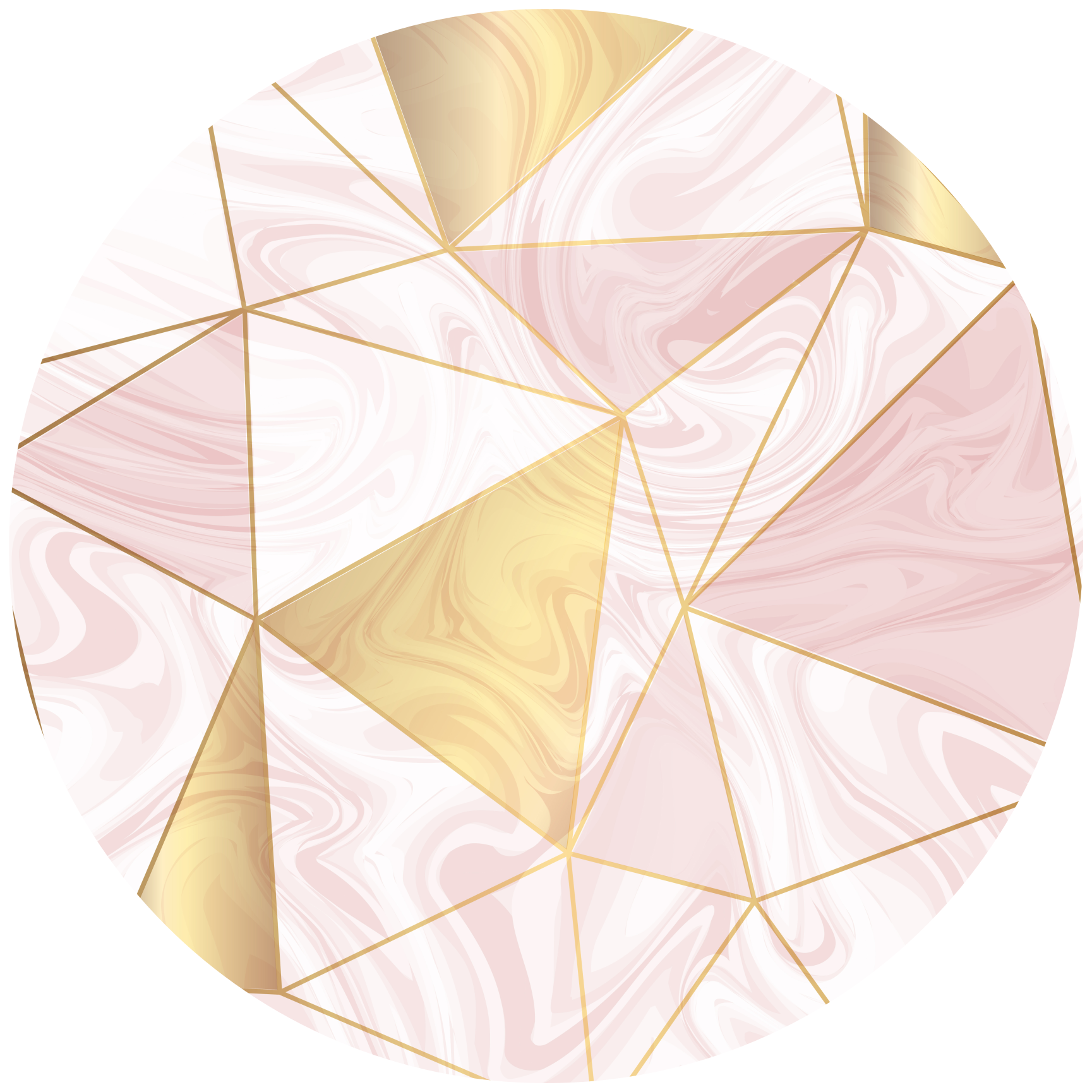 Tapete vinílico geométricas mosaico pastel geométrico - TenStickers