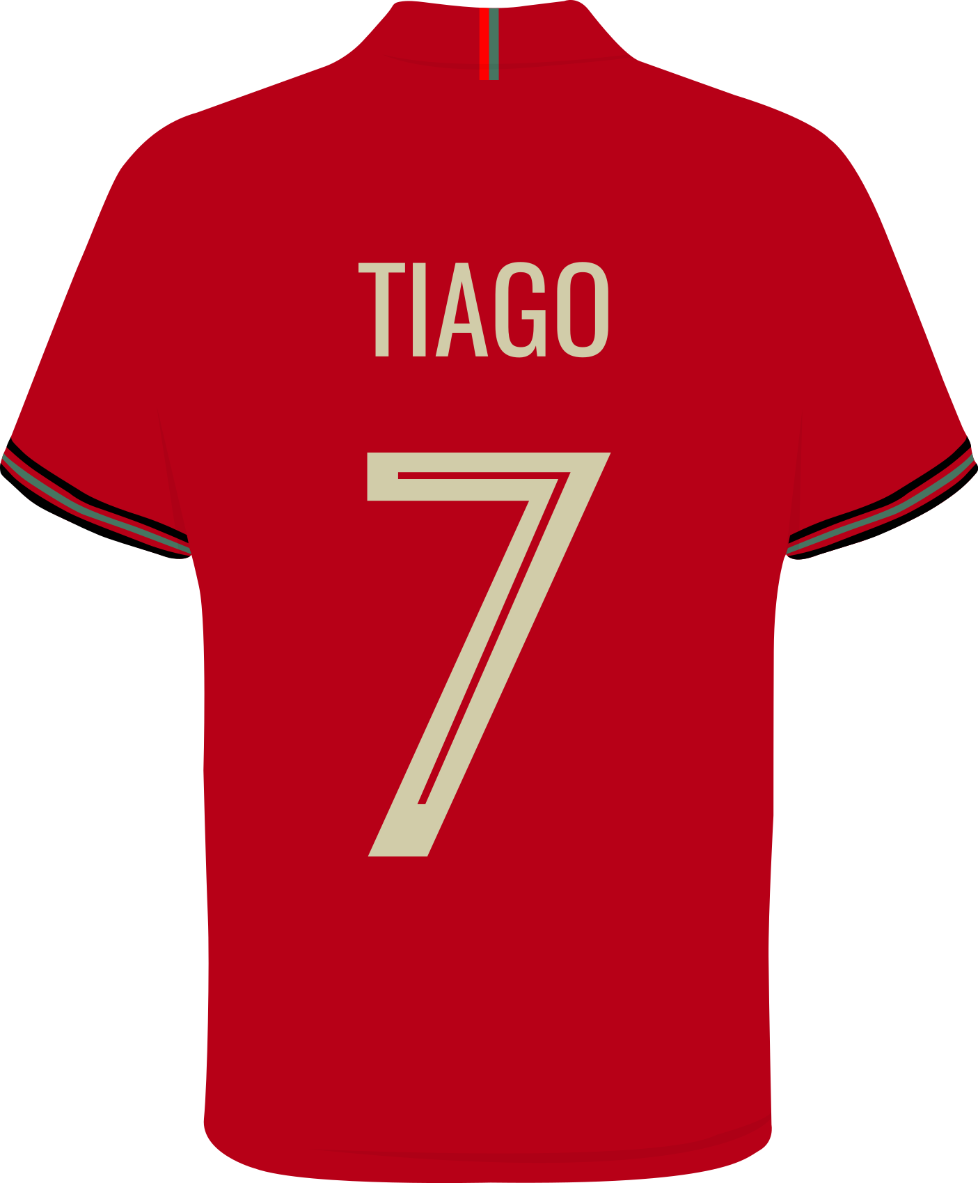 T-shirtda seleção de portugal tapete personalizado - TenStickers