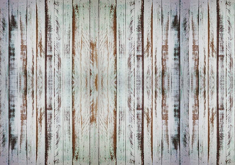 Tapete vinílico tipo madeira decapada - TenStickers