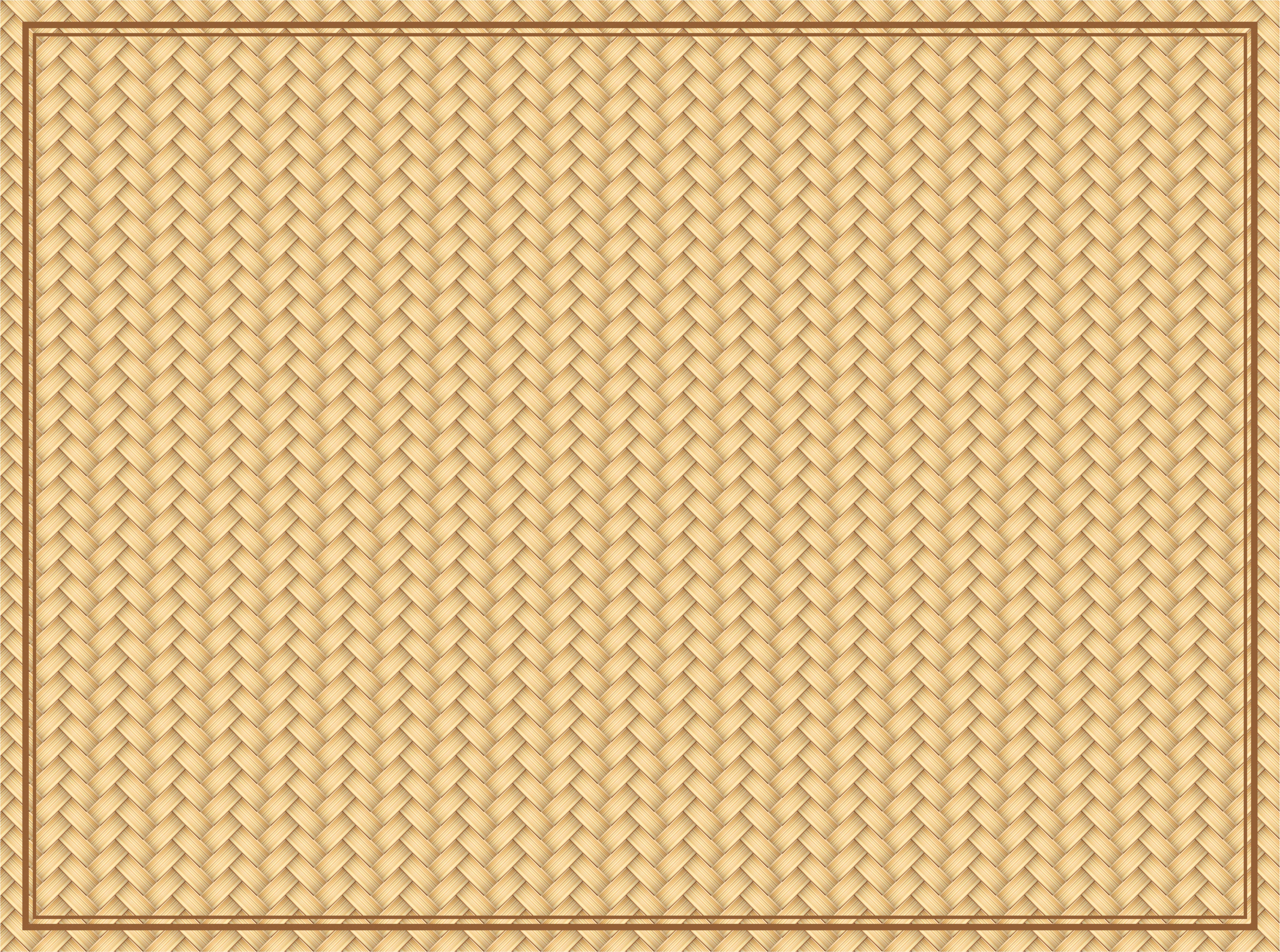 Tapete de piso de vinil vintage de vime - TenStickers