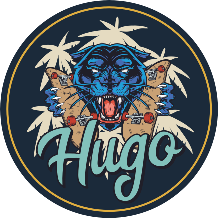 Tapete vinílico pantera personalizável - TenStickers