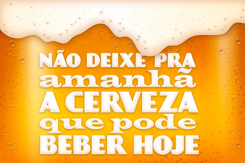 Tapete vinílico cozinha cerveja - TenStickers
