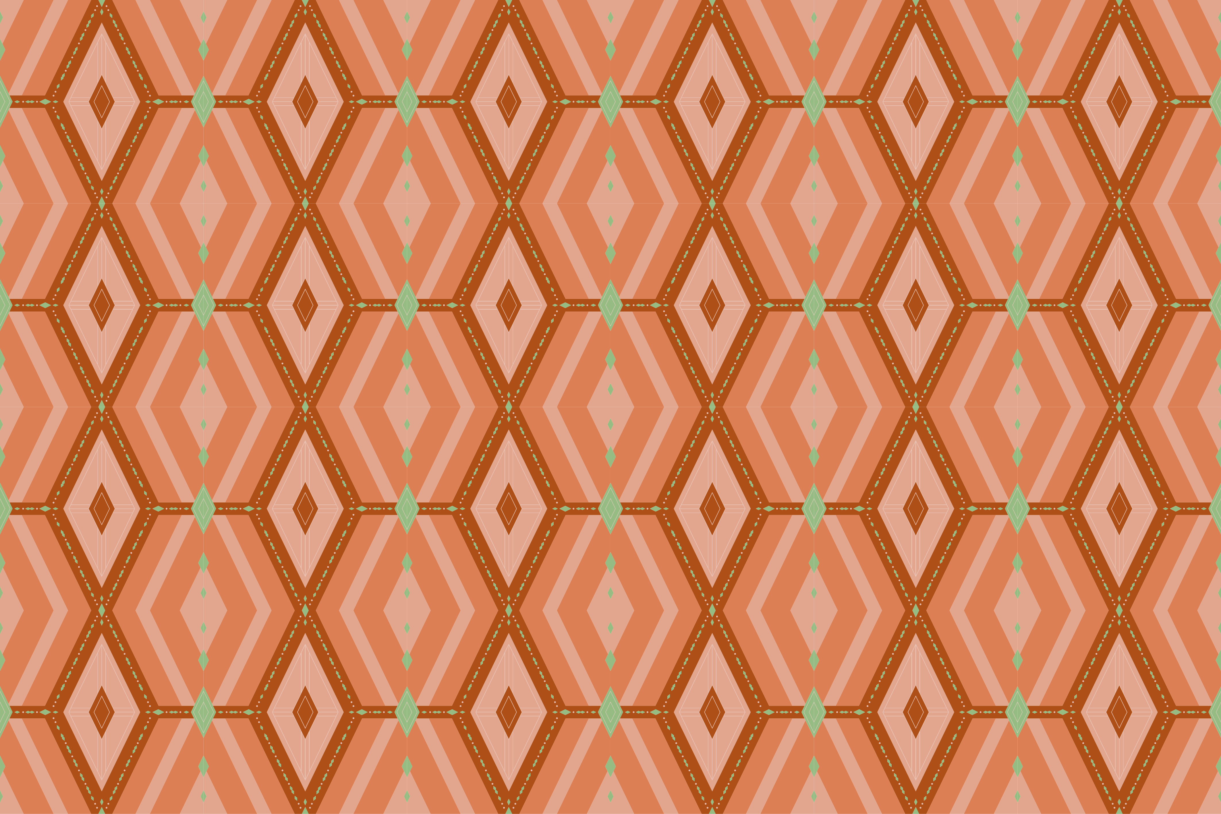 Tapete vinílico geométricas harmonia de padrões geométricos - TenStickers