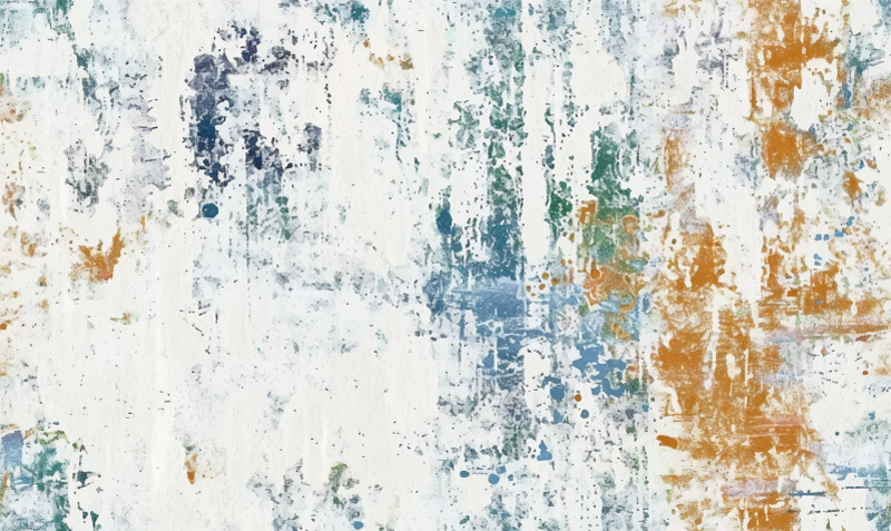 Tapete vinílico para sala de jantar abstrato - TenStickers