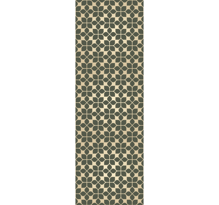 papel de parede quarto de casal estilo floral geométrico - TenStickers