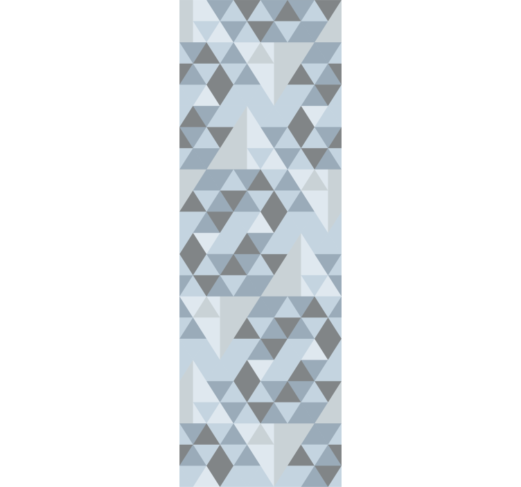 papel de parede triângulos gradiente geométrico - TenStickers