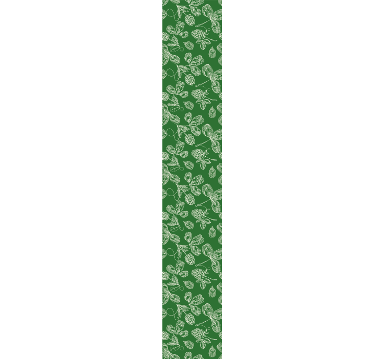 Papel de parede natureza design verde frondoso - TenStickers