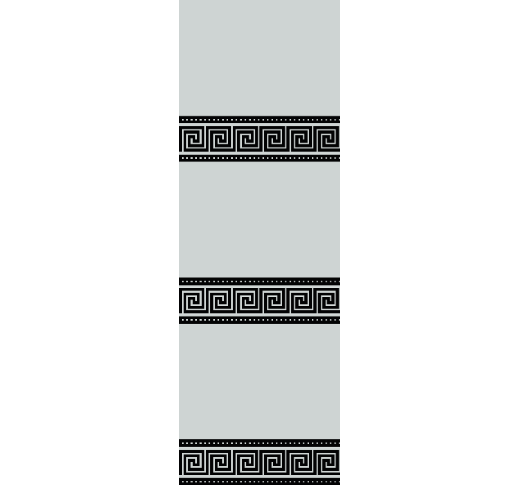 papel de parede ornamental motivo grego clássico - TenStickers