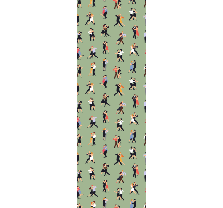 Papel de parede personalizável casais dançando - TenStickers