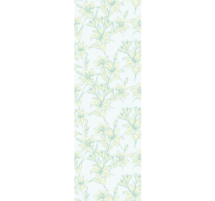 papel de parede flores abraço floral de lírio - TenStickers