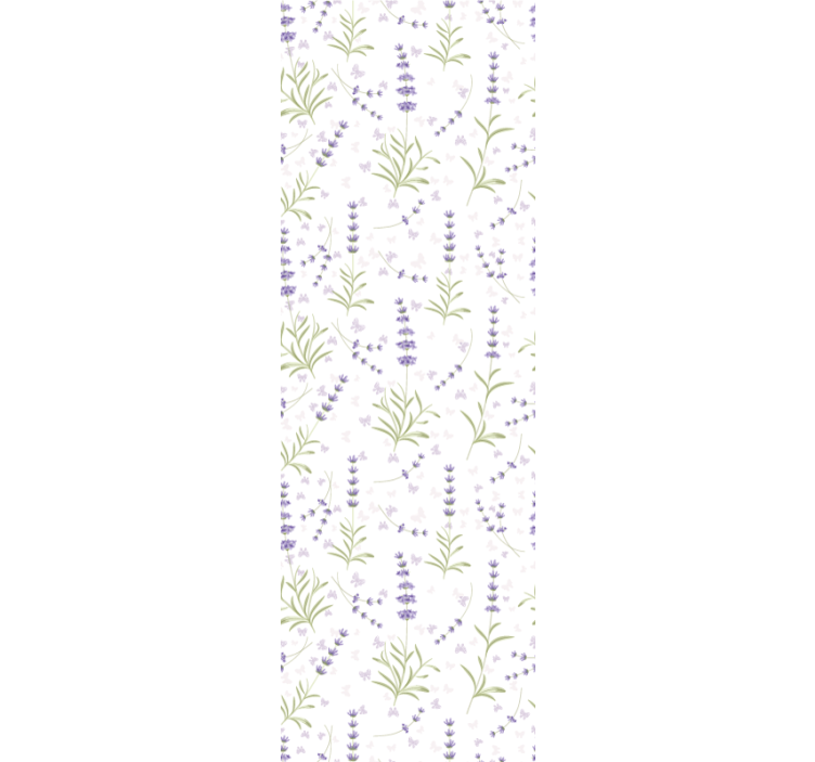 papel de parede flores arranjo floral de lavanda - TenStickers