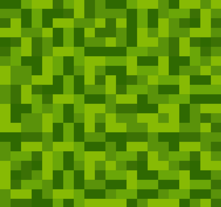 papel de parede infanto juvenil design de jogo quadrado verde - TenStickers