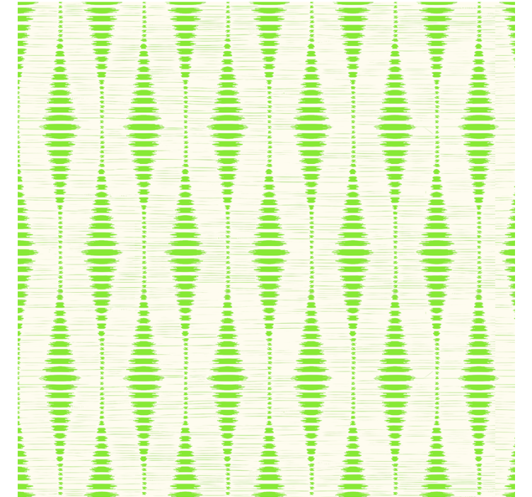 Papel de parede geométrico rabaul ikat verde - TenStickers
