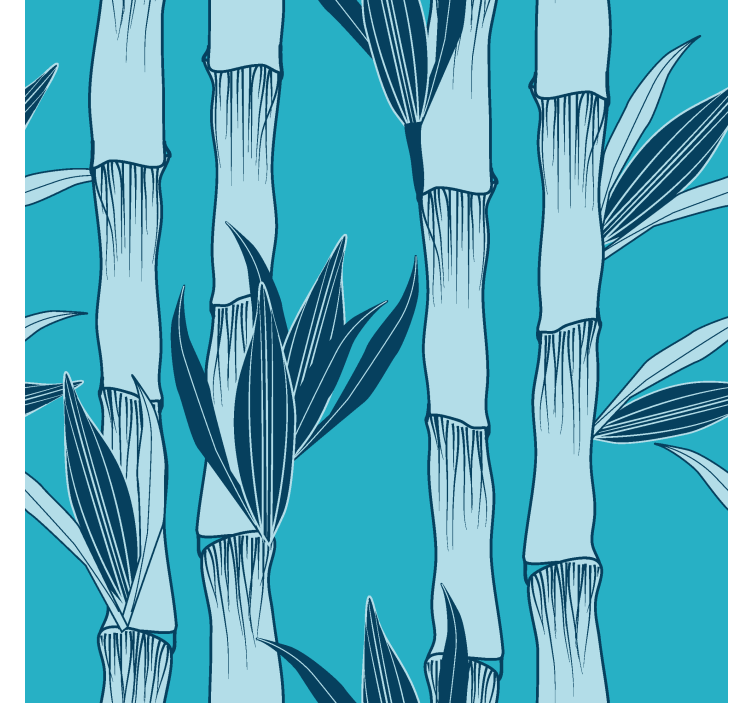 Papel de parede madeira bambu - TenStickers