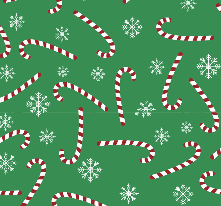 papel de parede para quarto Doce de natal - TenStickers