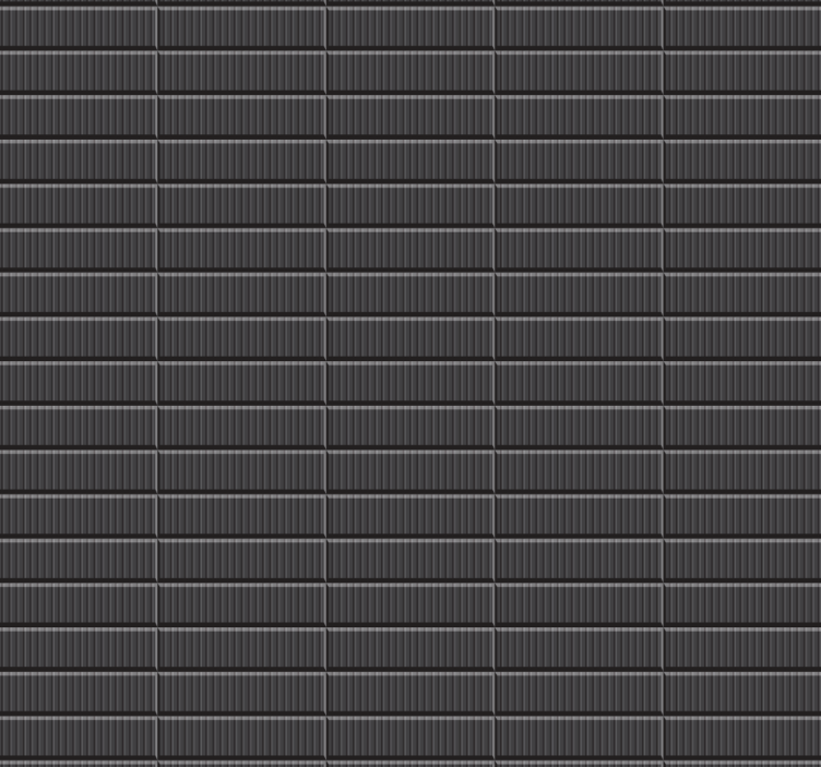 papel de parede 3d Papel de parede de azulejos pretos 3d - TenStickers